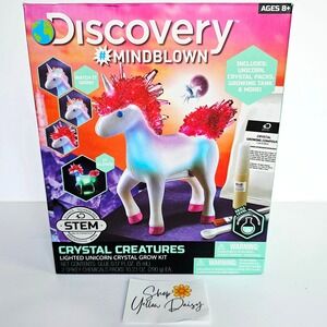 Discovery Mindblown Lighted Unicorn‎ Crystal Creatures Set Grow Stem -  1395